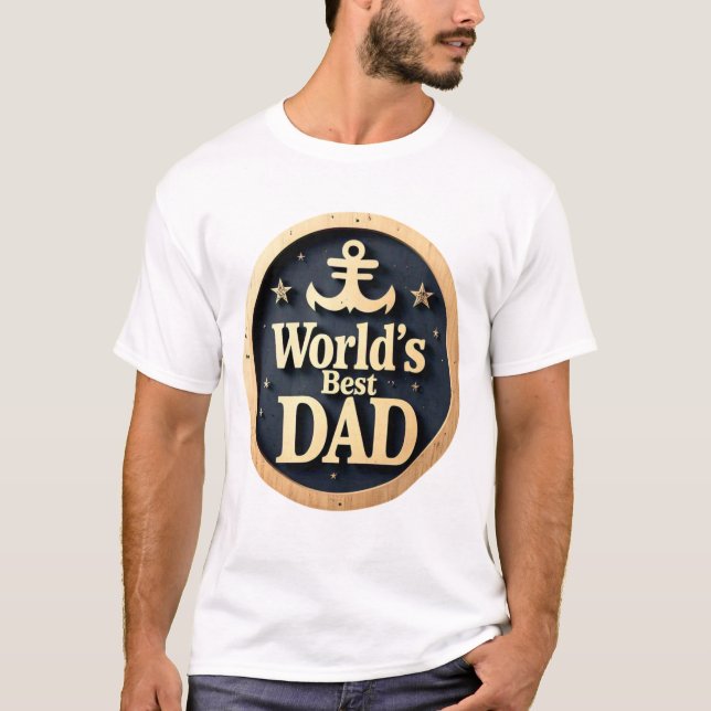 Camiseta "Melhor Pai do Mundo" (Frente)