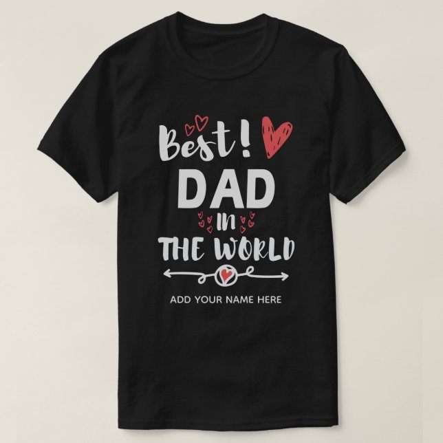 Camiseta Melhor Pai do Mundo (Frente do Design)
