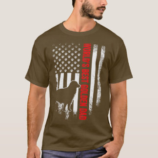 Camiseta Melhor Pai do Mundo Bandeira Americana
