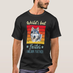Camiseta Melhor Pai do Mundo Engraçado Quer Dizer Pai Husky
