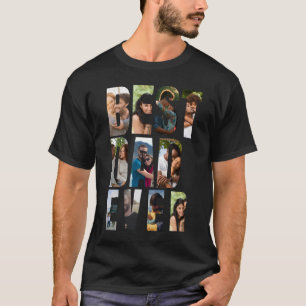 Camiseta Melhor Pai do Mundo   Modelo de Colagem de Fotos P