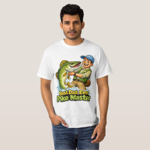 Camiseta Melhor Pai do Mundo Pike Master desenho animado en