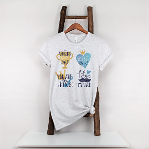 Camiseta Melhor Pai Do Mundo Que Te Amo Foto