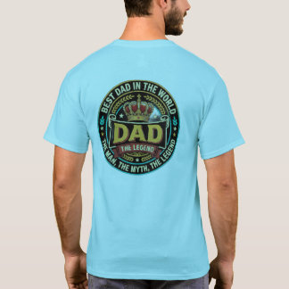 Camiseta Melhor Pai Do Mundo Retro Dia Dos Pais T Vintage