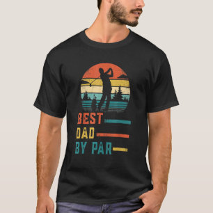 Camiseta Melhor Pai Do Pai De Golfe Do Pai De Par