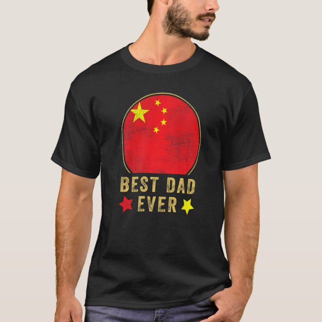 Camiseta Melhor Pai Do País Padre Chinês China Fl (Frente)