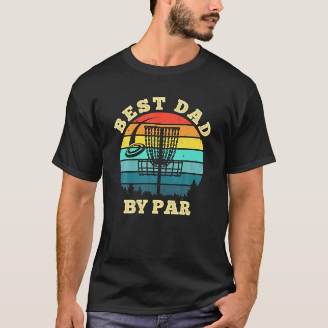 Camiseta Melhor Pai Do Par Disc Golf Funny Frisbee (Frente)
