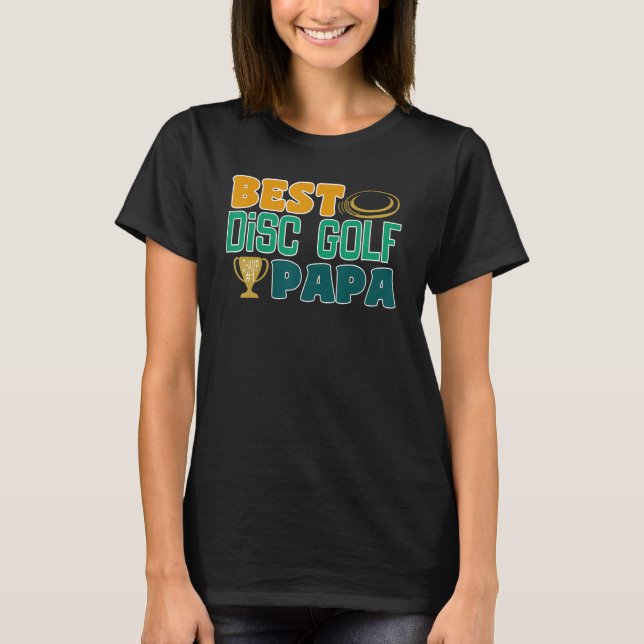 Camiseta Melhor Pai Do Par Disk Golf (Frente)