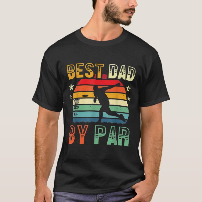 Camiseta Melhor Pai Do Par Disk Golf Golfer Frisbee (Frente)
