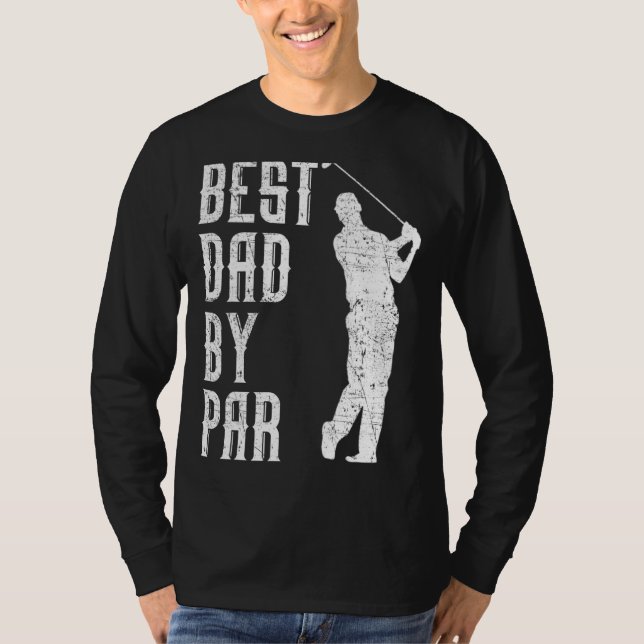 Camiseta Melhor Pai Do Par Golf, Dia de os pais Engraçado (Frente)