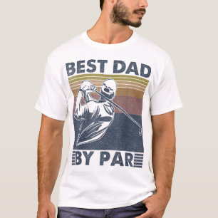 Camiseta Melhor Pai Do Par Golfer Disk Golf Golf Club Swing