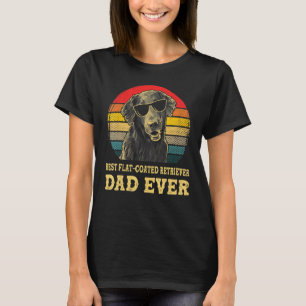 Camiseta Melhor Pai do Retriever de Capa Plana de Sempre Ca