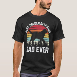 Camiseta Melhor Pai do Retriever Dourado Pai do Cão Dourado