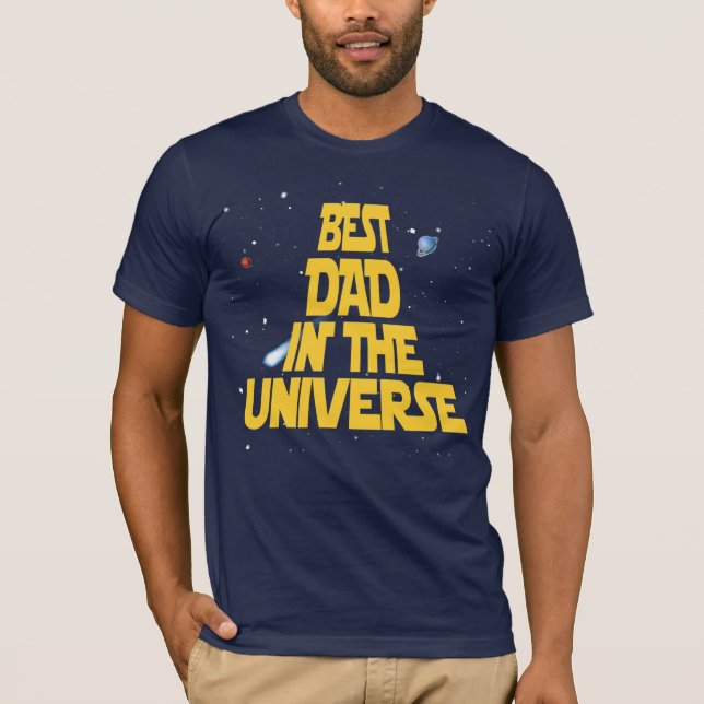 Camiseta Melhor Pai Do Universo (Frente)