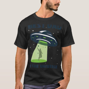Camiseta Melhor Pai Do Universo No Pai Da Alienígena E Ufo