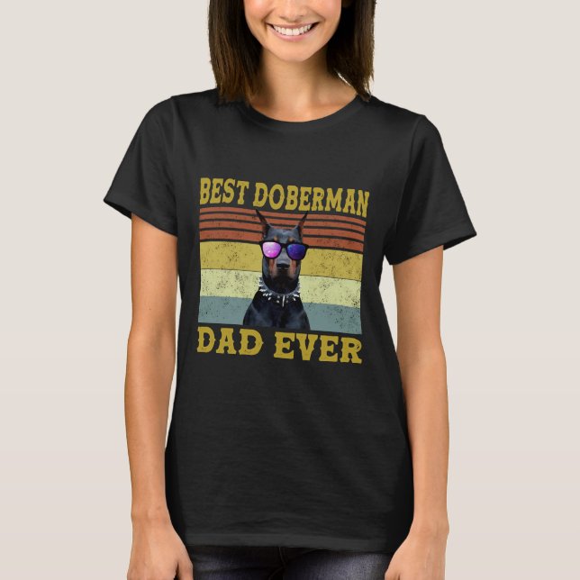 Camiseta Melhor Pai Doberman 98 (Frente)