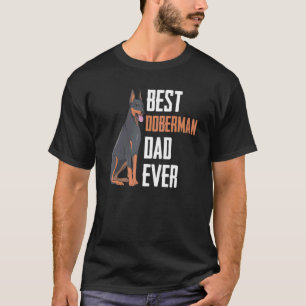 Camiseta Melhor Pai Doberman de Todos os Tempos Dobermann P