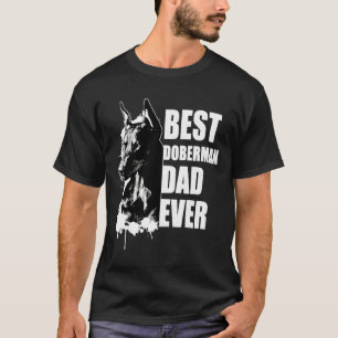 Camiseta Melhor Pai Doberman Doberman Pinscher