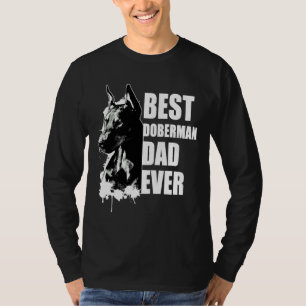 Camiseta Melhor Pai Doberman Doberman Pinscher