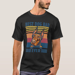 Camiseta Melhor Pai Doberman Masculino do Mundo Dia dos Pai