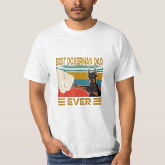 Camiseta Melhor Pai Doberman Nunca