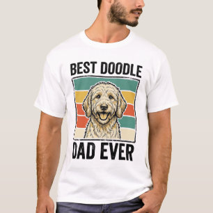 Camiseta Melhor Pai Doodle de Todos os Tempos Design de Cam