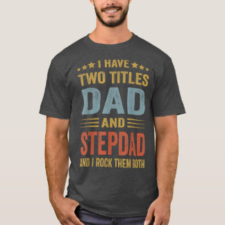 Camiseta Melhor Pai E Dia de os pais StepdadCute Presente D