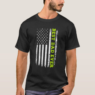 Camiseta Melhor Pai Em 4 De Julho, American Flag USA Patrio