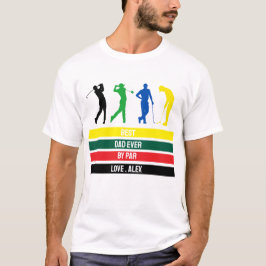 Camiseta melhor pai engraçado de sempre por par, T-Shirt pe
