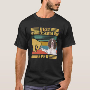 Camiseta Melhor Pai Espanhol Springer Inglês Alguma Vez Fa