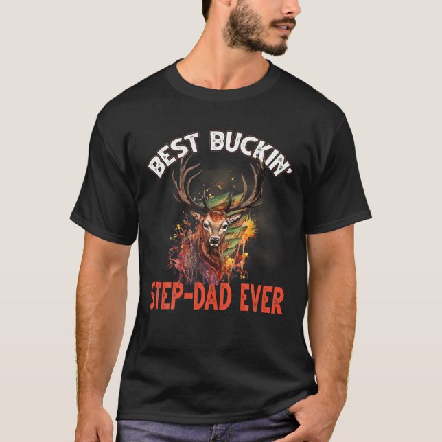 Camiseta Melhor Pai Etapa De Caçador De Caçadores De Cachor (Frente)