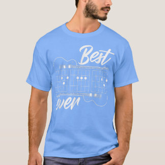 Camiseta Melhor Pai EverPai Engraçado Jogador De Violão Mus