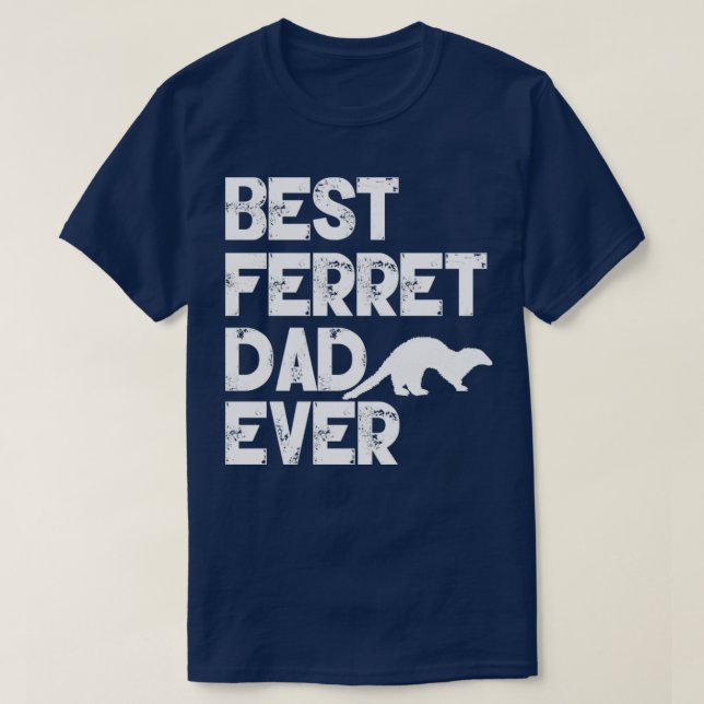 Camiseta Melhor Pai Ferret (Frente do Design)