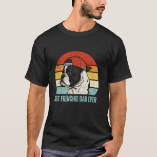 Camiseta Melhor Pai Francês Cachorro Francês Engraçado Oca