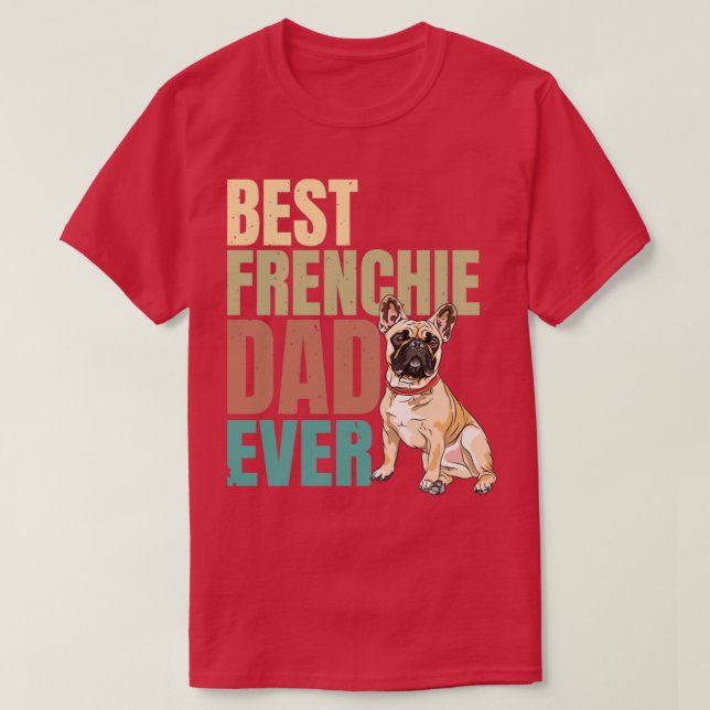 Camiseta melhor pai francês de sempre3 (Frente do Design)