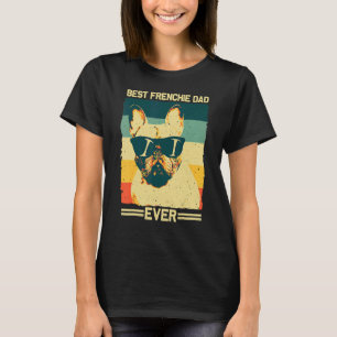 Camiseta Melhor Pai Francês Homens Padres Buldogue Francês 