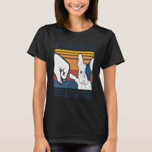 Camiseta Melhor Pai Francês Nunca Feliz Dia do Pai Cachorro