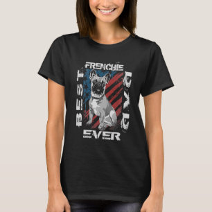Camiseta Melhor Pai Francês Nunca Pai 5 para Buldogue Franc