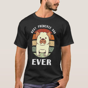 Camiseta Melhor Pai Francês Nunca Retro Vintage Sunset Fran