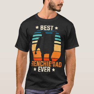 Camiseta Melhor Pai Francês Proprietário De Cachorros Dando