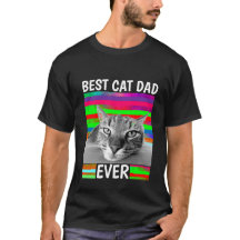 MELHOR PAI GATO NUNCA ESCURO MENS T-Shirt