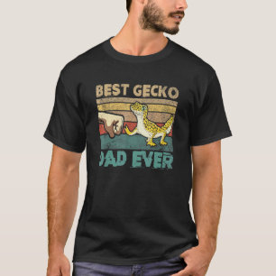 Camiseta Melhor Pai Gecko Nunca Lizard Leopard Gecko