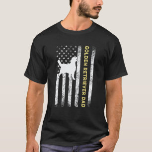 Camiseta Melhor Pai Golden Retriever de Todos os Tempos Ama