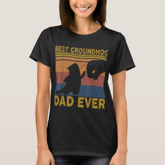 Camiseta Melhor Pai Groundhog Dia de os pais Engraçado Gro