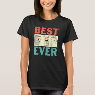 Camiseta Melhor Pai Já Teve Violão Jogando Pai Jogador De V