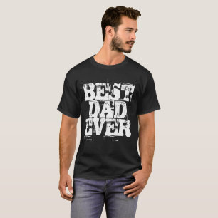 Camiseta Melhor Pai Legendário de Negrito Agitado Nunca