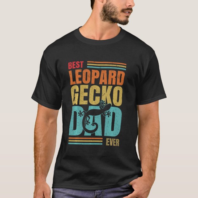 Camiseta Melhor Pai Leopardo Gecko Alguma Vez Leopard Gecko (Frente)