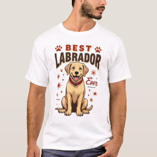 Camiseta Melhor Pai/Mãe de Labrador de Todos os Tempos Vint