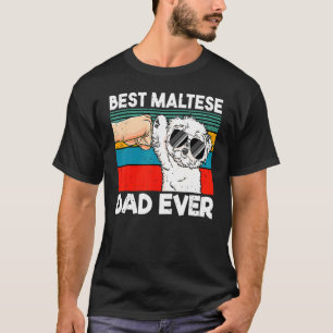 Camiseta Melhor Pai Maltês - Primeiro Prato De Gueto