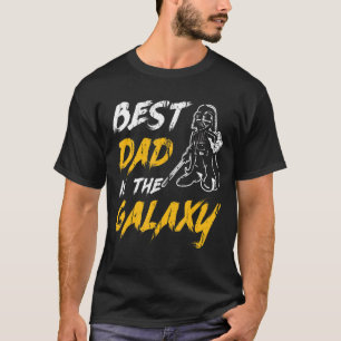 Camiseta Melhor Pai masculino no Dia de os pais da Galáxia